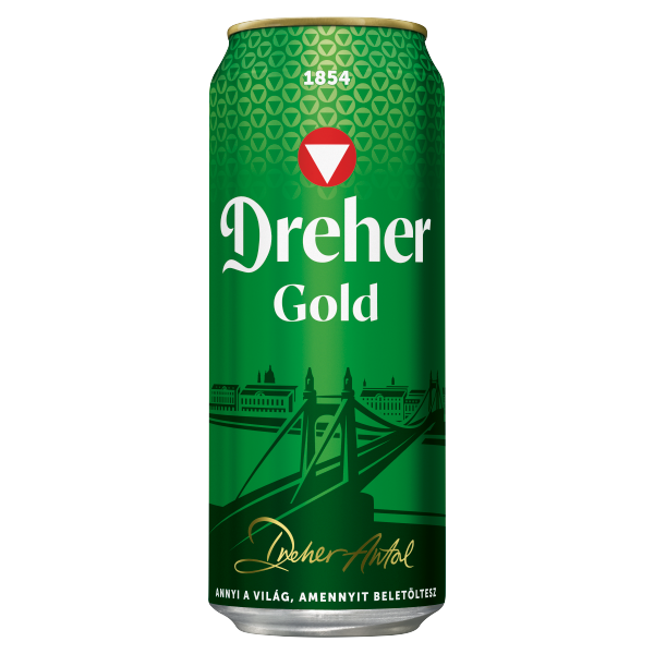 Dreher Gold 0.5 L dobozos DRS
