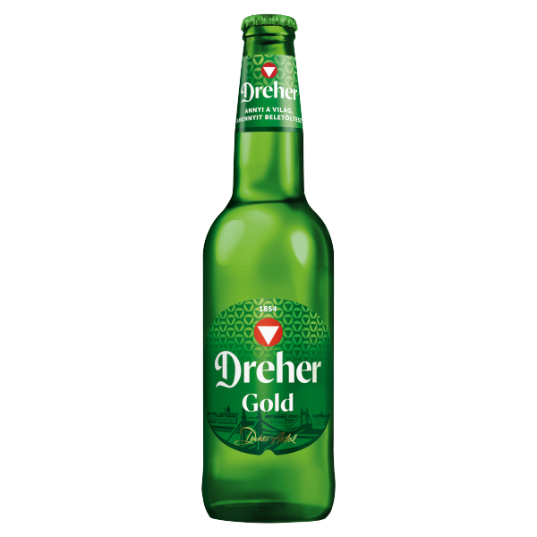 Dreher Gold 0.33 L palackos