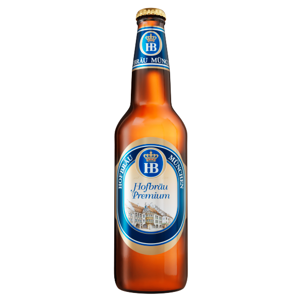 HB Lager 0.5 L palackos