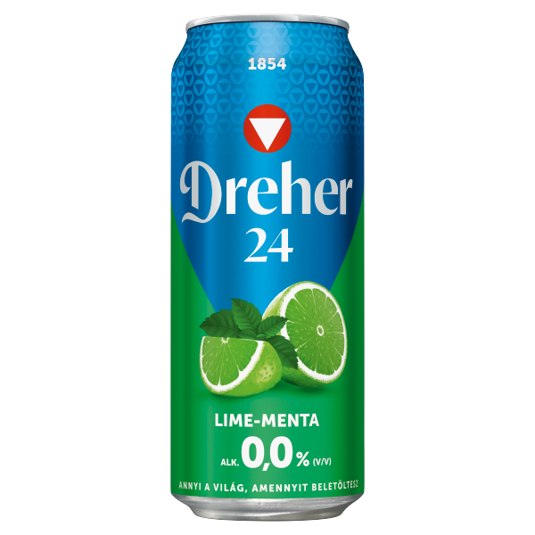 Dreher 24 Lime-Menta 0.5 L dobozos DRS