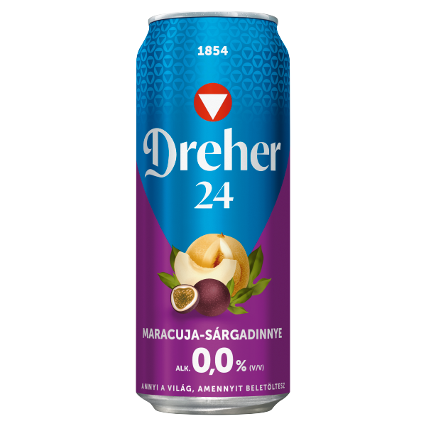 Dreher 24 Maracuja-Sárgadinnye 0.5 L dobozos DRS