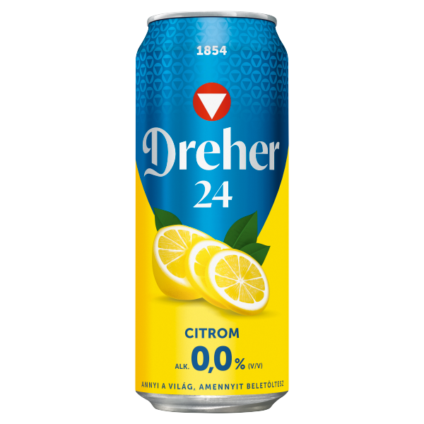 Dreher 24 Citrom 0.5 L dobozos DRS