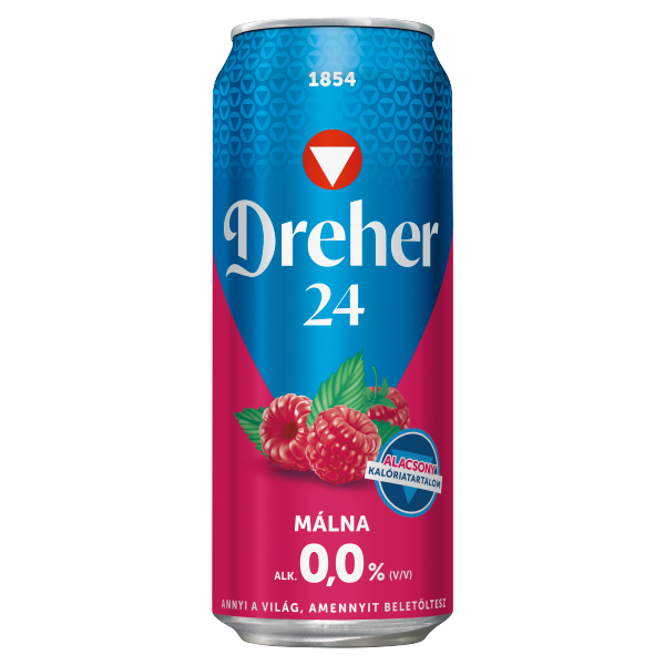 Dreher 24 Málna 0.5 L dobozos DRS
