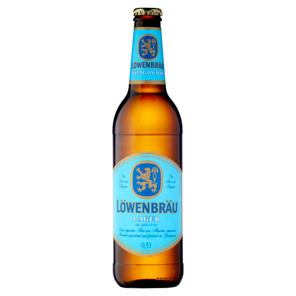 Löwenbräu 0.5 L palackos