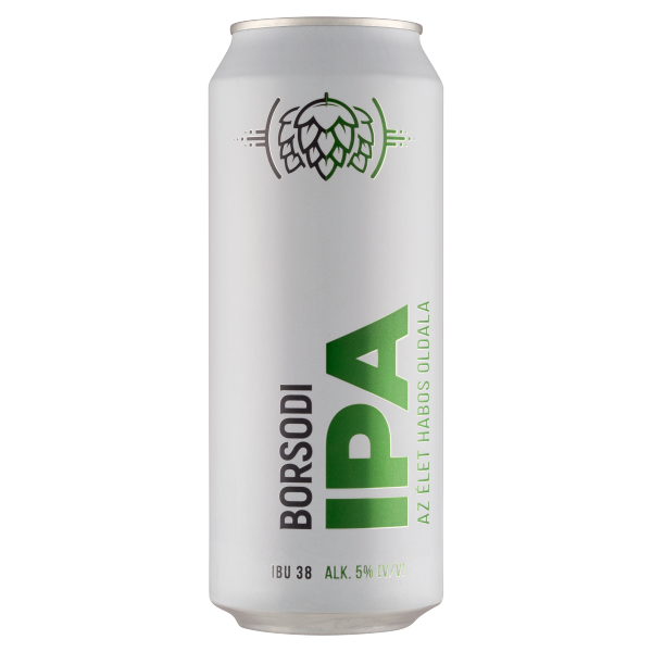 Borsodi IPA 0.5 L dobozos DRS