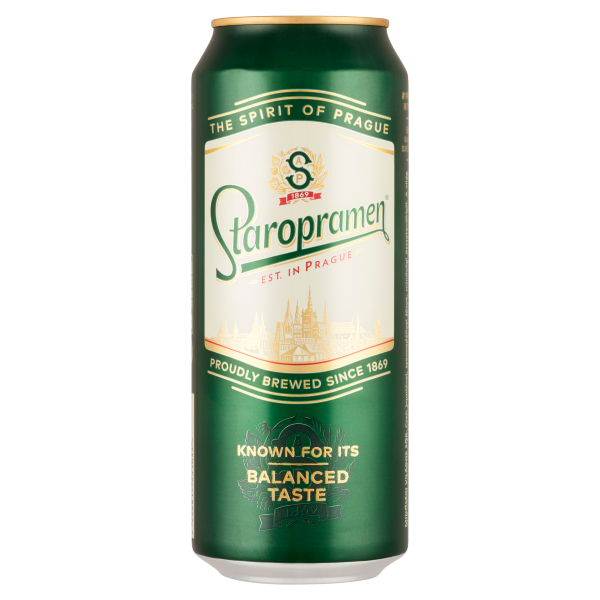 Staropramen 0.5 L dobozos DRS