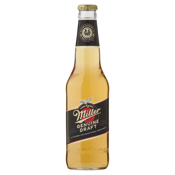 Miller Genuine Draft 0.33 L palackos DRS