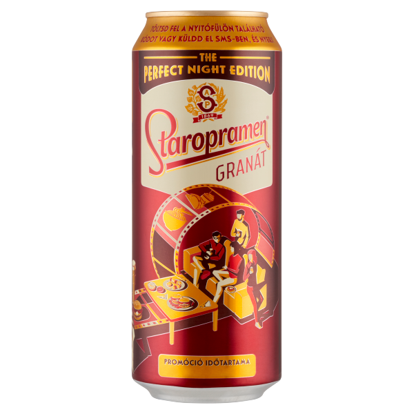 Staropramen Granat 0.5 L dobozos DRS