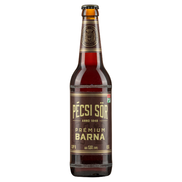 Pécsi Prémium Barna 0.5 L palackos