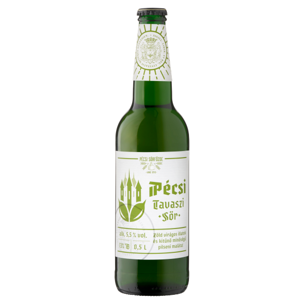 Pécsi Tavaszi sör 0.5 L palackos