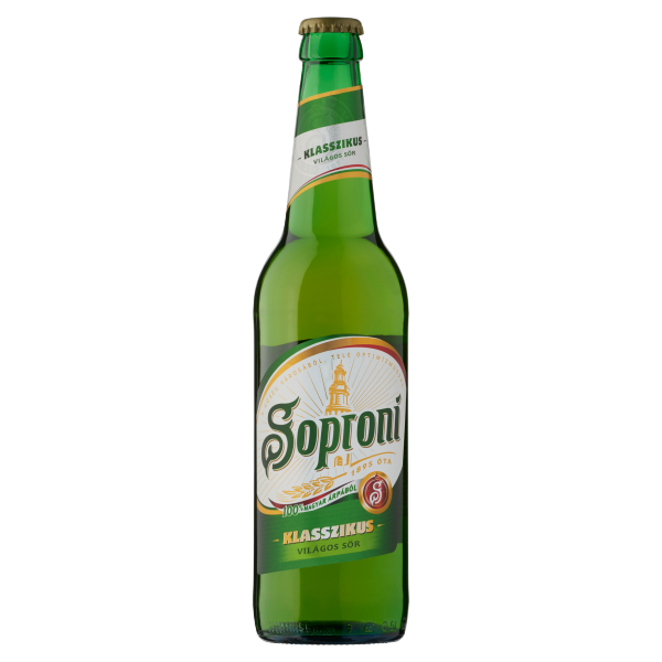 Soproni 0.5 L palackos