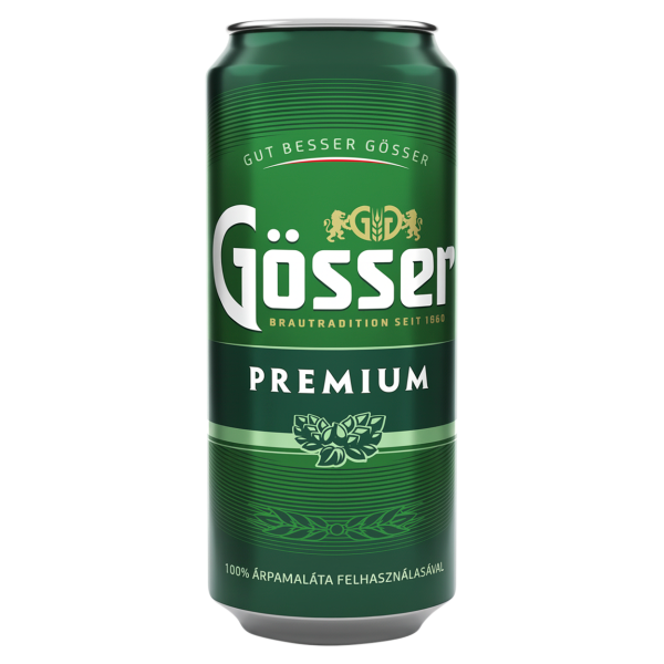 Gösser Premium 0.5 L dobozos DRS