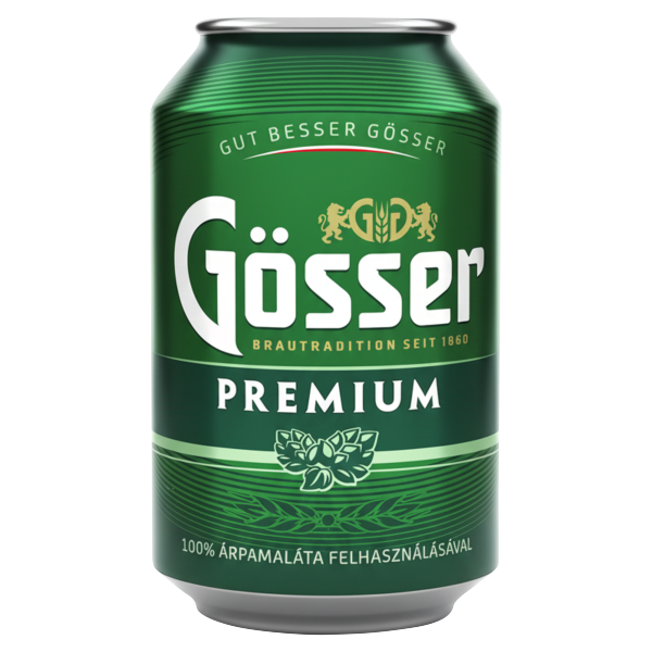 Gösser Premium 0.33 L dobozos DRS
