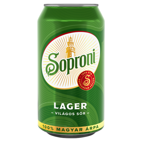 Soproni 0.33 L dobozos DRS