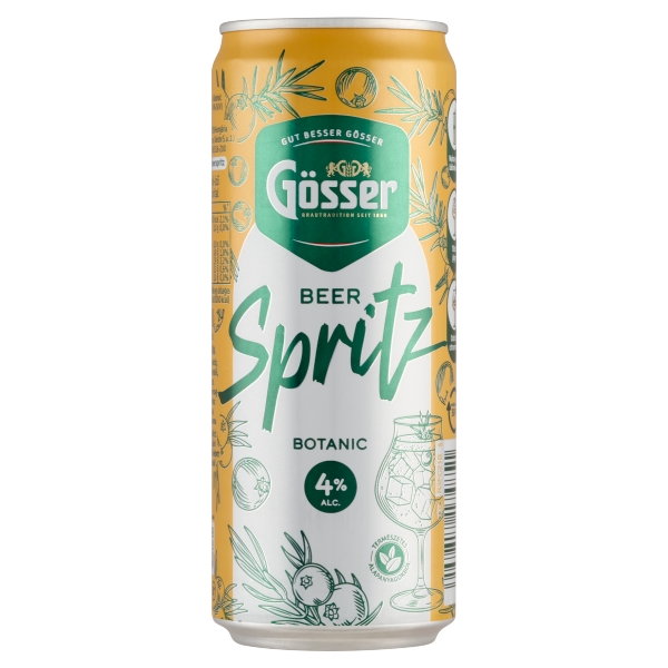 Gösser Spritz Botanic 0.33 L dobozos DRS