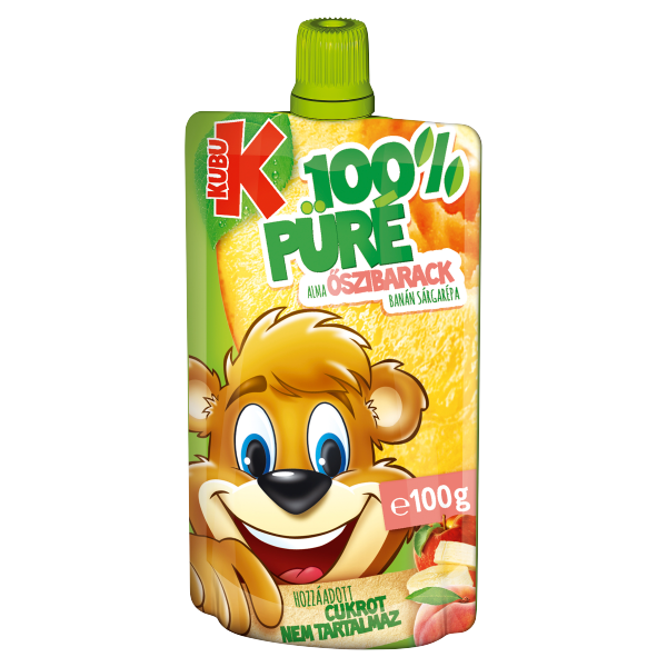 Kubu Püré Őszibarack 100 % 100 ML