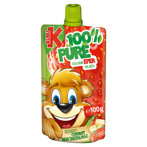 Kubu Püré Eper 100 % 100 ML
