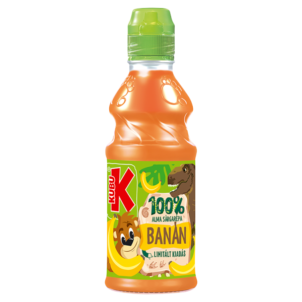 Kubu Banán-Répa-Alma 100 % 0.33 L PET DRS