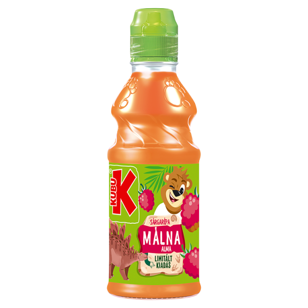 Kubu Go Répa-Alma-Málna 44 % 0.3 L PET DRS