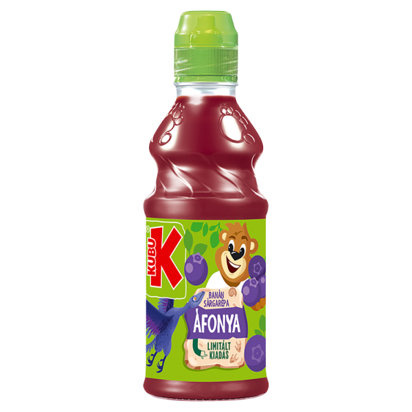 Kubu Go Banán-Áfonya 36 % 0.3 L PET DRS