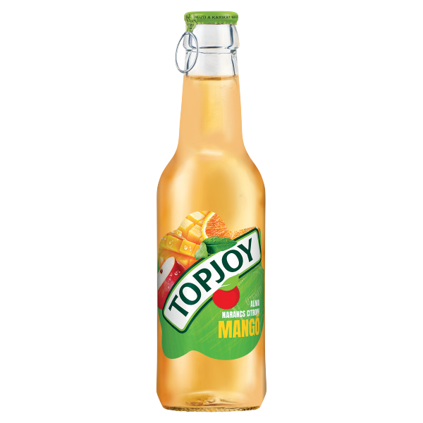 Topjoy Mangó-Alma-Narancs-Citrom 25 % 0.25 L palackos DRS