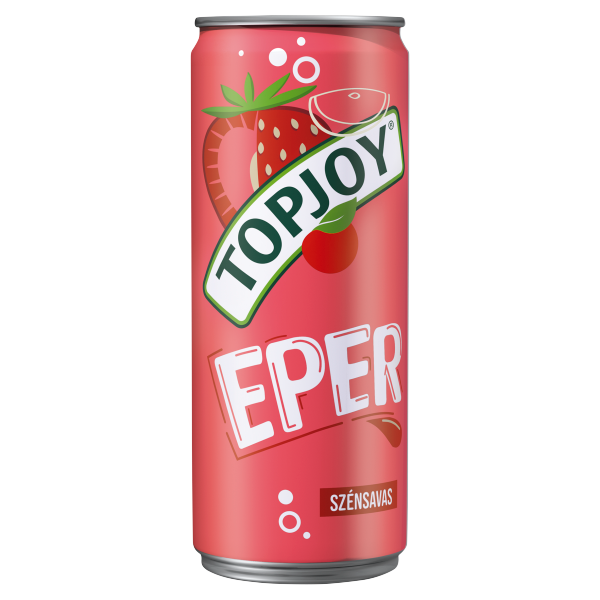Topjoy Eper 0.33 L dobozos DRS