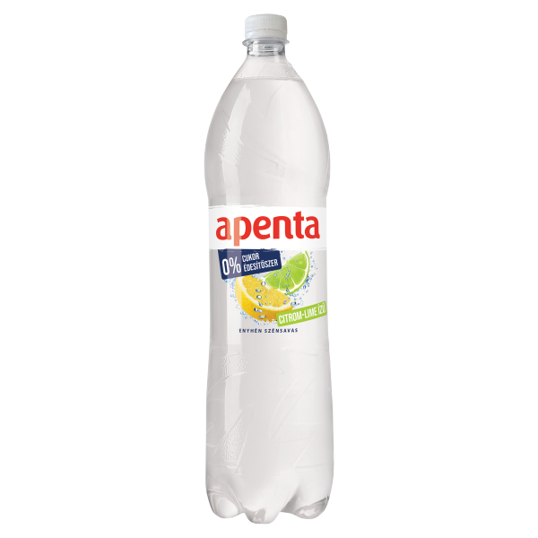 Apenta 0% cuk-0% éd Citrom-Lime 1.5 L PET DRS