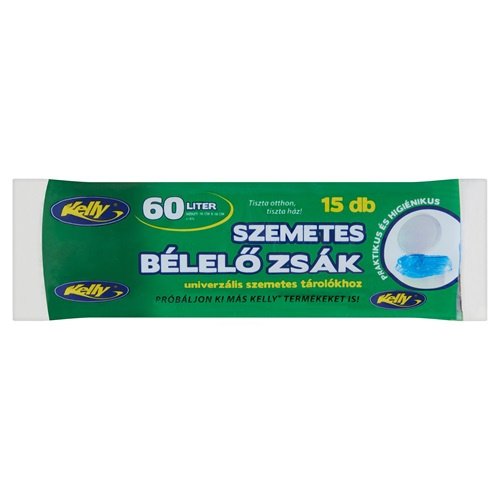 Kelly Szemetes bélelőzsák 60 liter 15db