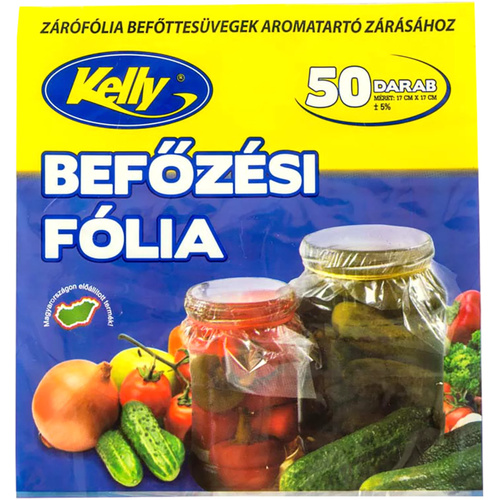 Kelly Befőzési fólia 50lapos