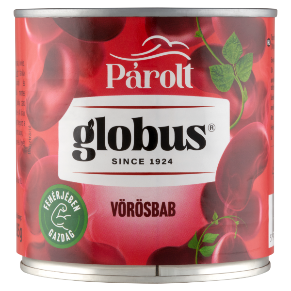 GLOBUS KONZERV Vörös Kidney bab fémd. 326g/285g TZ.