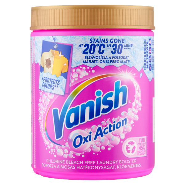 Vanish folttisztító por 970g Pink