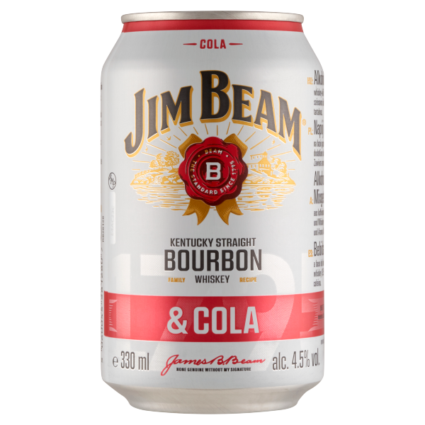 Jim Beam & Cola 0.33 DRS