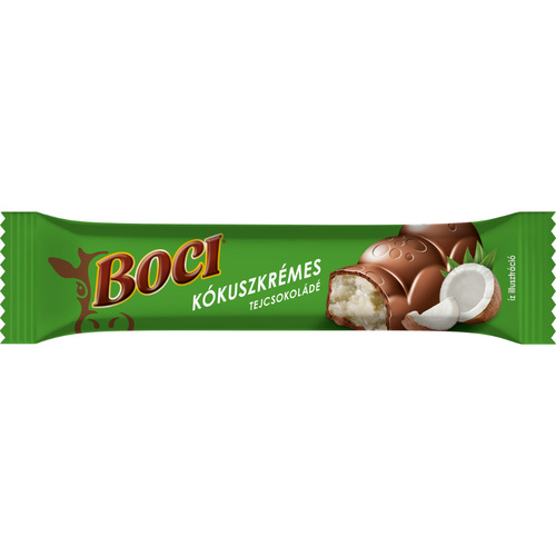 BOCI Tejcsokoládé kókuszos tölt. 34g