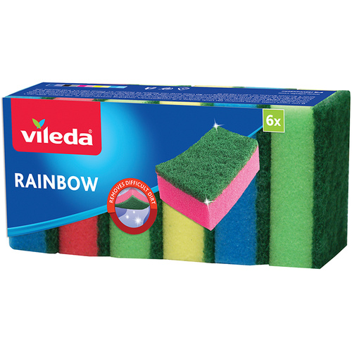 Vileda Rainbow mosogatószivacs 6 db-os