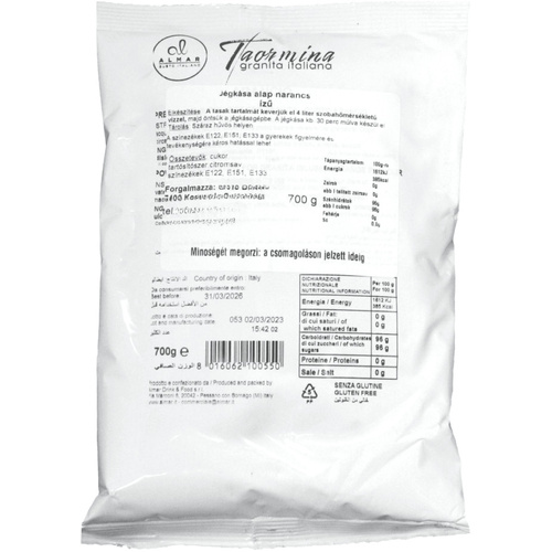 Jégkása alap narancs 700g