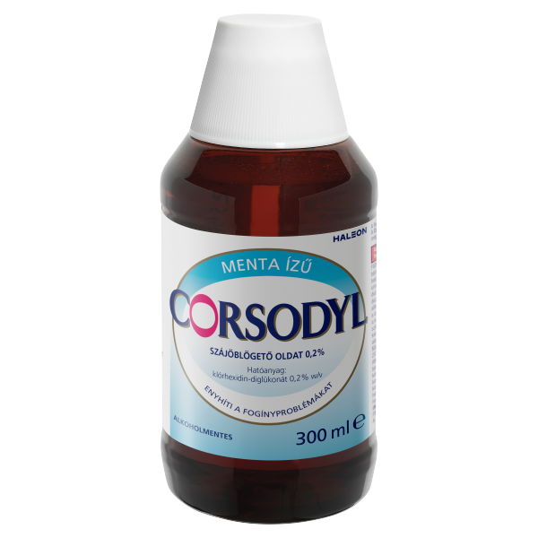 Corsodyl alkoholmentes szájöblögető szájvíz 300ml