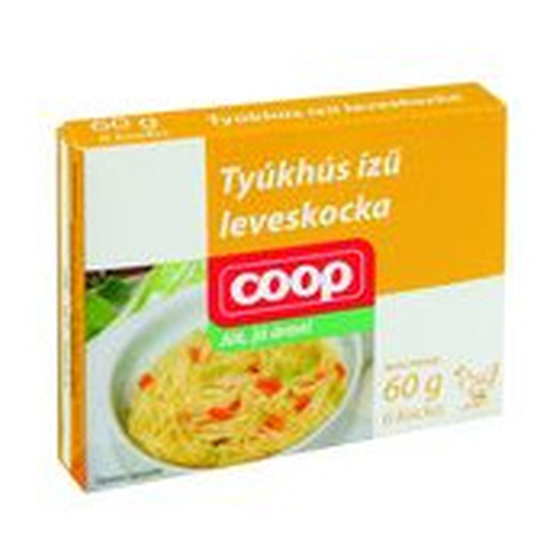 COOP TYÚKHÚSLEVES KOCKA 60G
