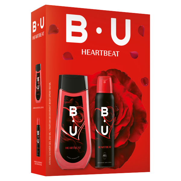 B.U Set Heartbeat Tusfürdő 250ml+ Deo 150ml