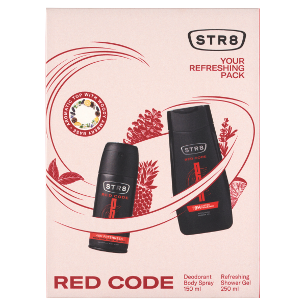 STR8 Set Red Code Deo150ml + Tus.250ml