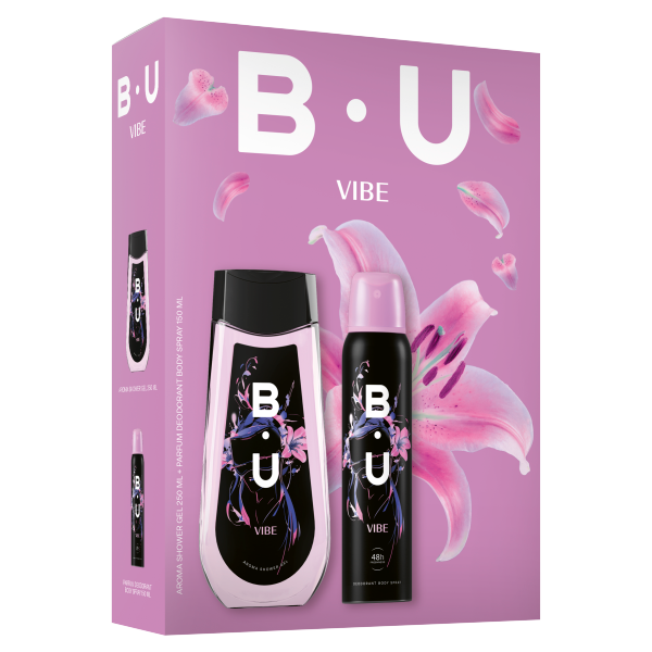 B.U Set Vibe Tusfürdő 250ml + Deo 150ml
