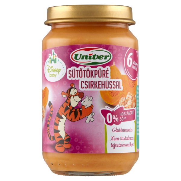 Univer Bébi Sütőtök Csirke. 163g