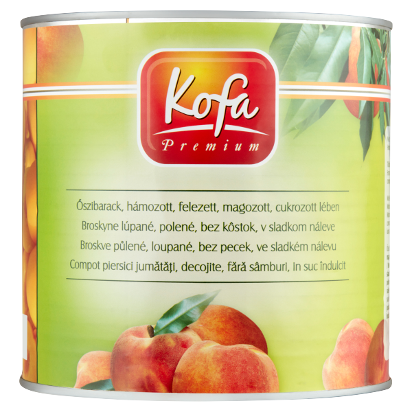 Kofa őszibarackbefőtt  2550g
