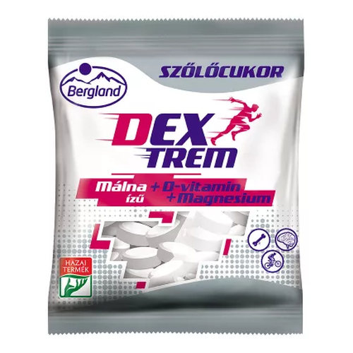 Dextrem Szőlőcukor Málna+D-vit.+M.70g