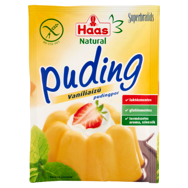 Haas Vanília Pudingpor 40 g