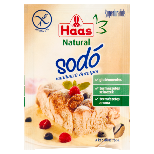 Haas Natural Vaníliaízű sodó 15g /50/