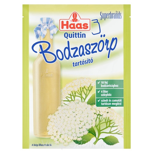 Haas Bodzaszörp tartósító 20g /40/