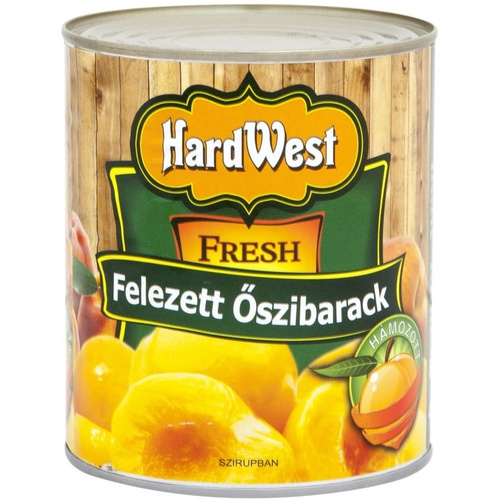 Hardwest őszibarack befőtt 825g