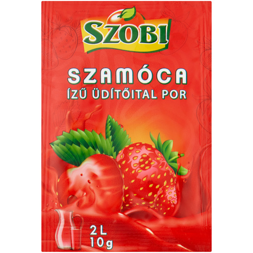 SZOBI Szamóca ízű italpor 10g