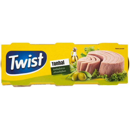 Twist Tonhaltörzs olívaolajban 3x80g