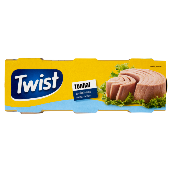 Twist tonhaltörzs natúr lében 3*80g